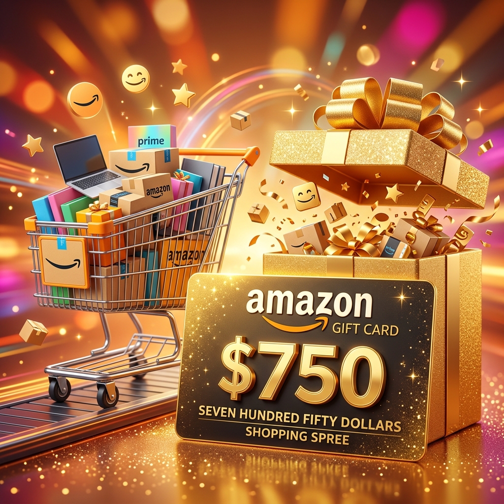 $750 Amazon Shopping Spree Flash Poll Offer