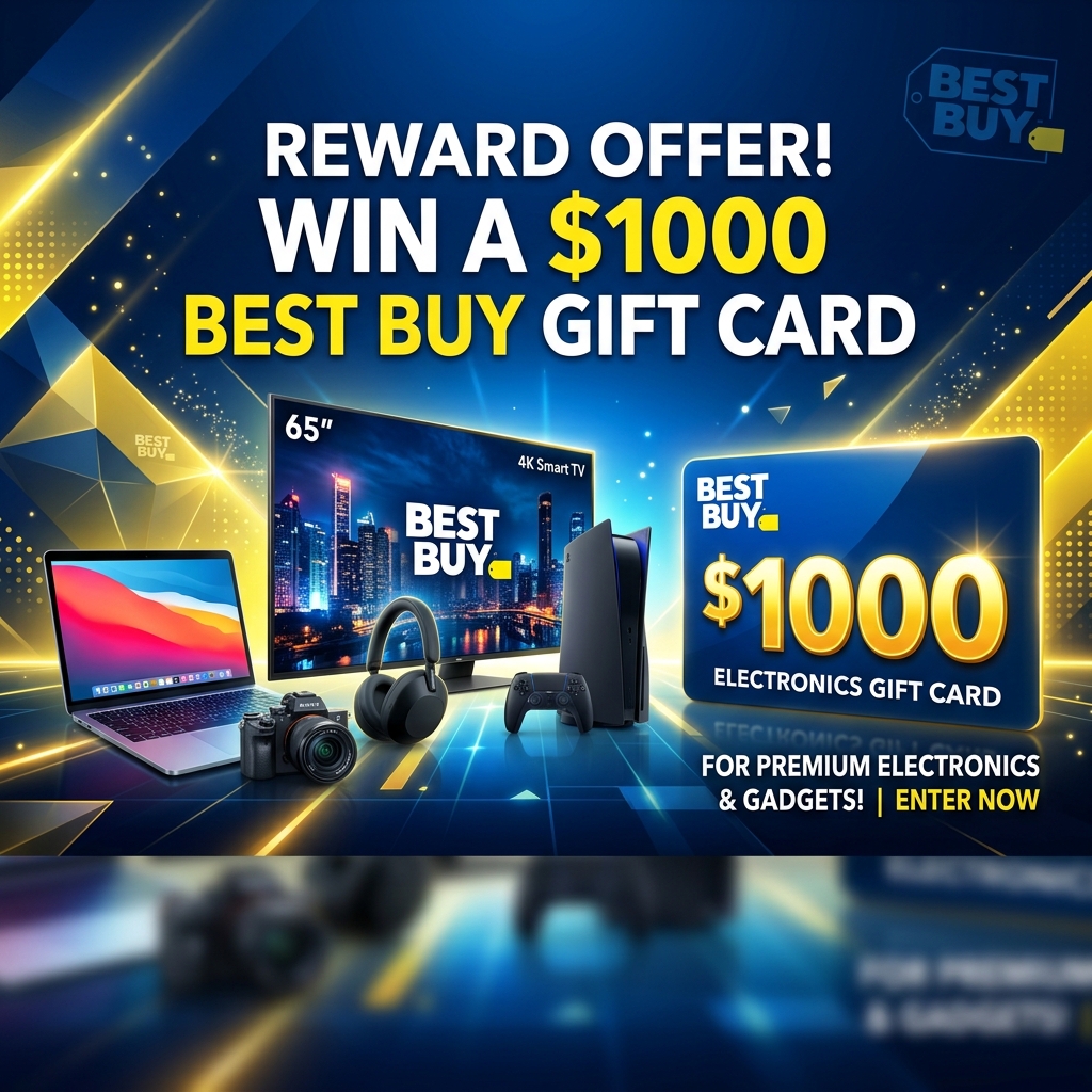 $1,000 Best Buy Gift Card & Electronics Voucher